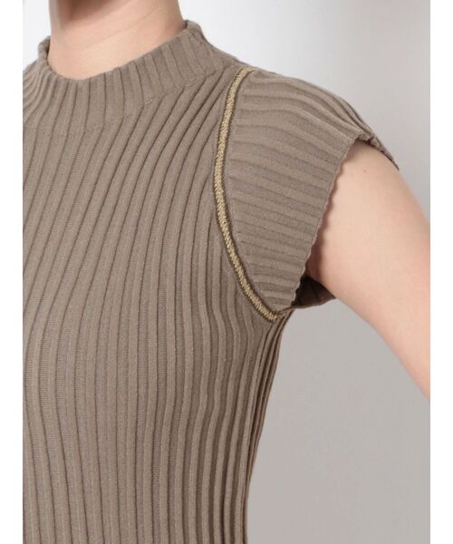 LAGUNAMOON（ラグナムーン）の「シアーハシゴラインニットプルオーバー（ニット/セーター・レディース・ブラック/ブルー/カーキ・FREE）」の8枚目の写真