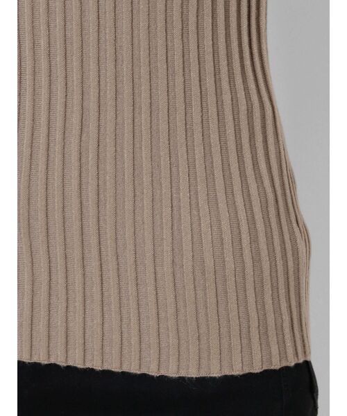 LAGUNAMOON（ラグナムーン）の「シアーハシゴラインニットプルオーバー（ニット/セーター・レディース・ブラック/ブルー/カーキ・FREE）」の9枚目の写真
