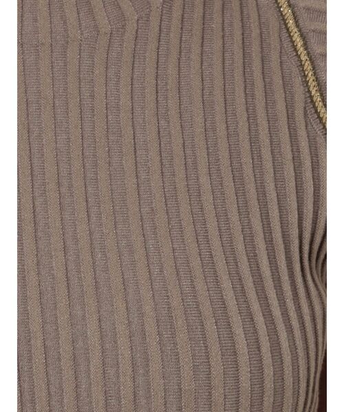 LAGUNAMOON（ラグナムーン）の「シアーハシゴラインニットプルオーバー（ニット/セーター・レディース・ブラック/ブルー/カーキ・FREE）」の13枚目の写真