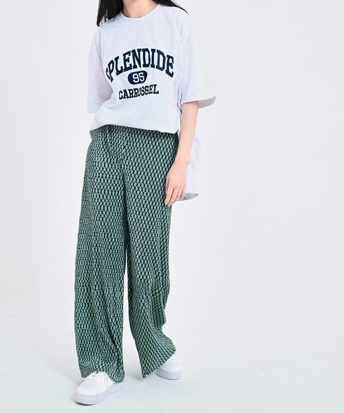 me+em select(ミームセレクト)の「SPLENDIDEロゴビッグTシャツ(Tシャツ/カットソー・レディース・ネイビー/オートミール/アイボリー・FREE)」の6枚目の写真