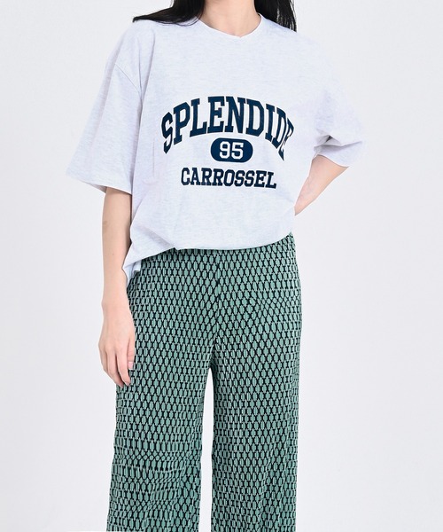 me+em select(ミームセレクト)の「SPLENDIDEロゴビッグTシャツ(Tシャツ/カットソー・レディース・ネイビー/オートミール/アイボリー・FREE)」の11枚目の写真