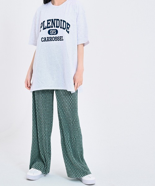me+em select(ミームセレクト)の「SPLENDIDEロゴビッグTシャツ(Tシャツ/カットソー・レディース・ネイビー/オートミール/アイボリー・FREE)」の12枚目の写真
