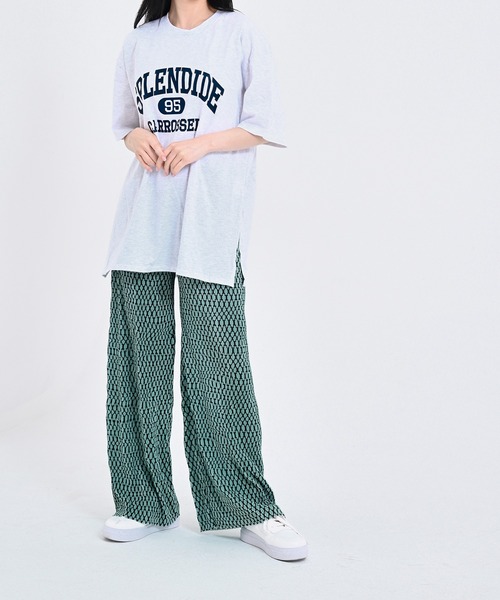 me+em select(ミームセレクト)の「SPLENDIDEロゴビッグTシャツ(Tシャツ/カットソー・レディース・ネイビー/オートミール/アイボリー・FREE)」の13枚目の写真