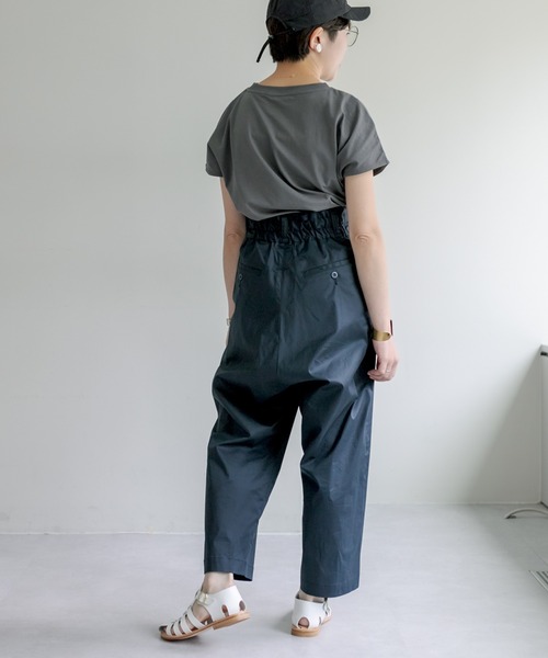 PUAL CE CIN（ピュアルセシン）の「オーガニックコットンプリントT（Tシャツ/カットソー・レディース・グレー/ナチュラル/グリーン・FREE）」の22枚目の写真