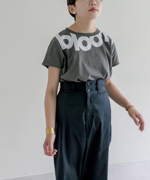 PUAL CE CIN（ピュアルセシン）の「オーガニックコットンプリントT（Tシャツ/カットソー・レディース・グレー/ナチュラル/グリーン・FREE）」の19枚目の写真