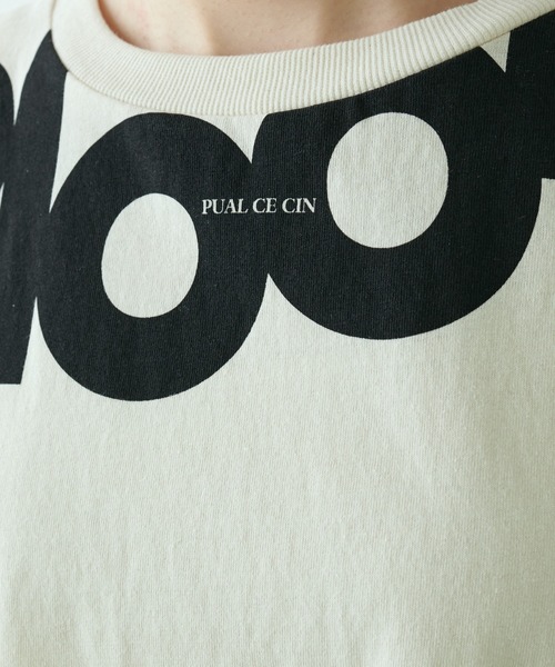 PUAL CE CIN（ピュアルセシン）の「オーガニックコットンプリントT（Tシャツ/カットソー・レディース・グレー/ナチュラル/グリーン・FREE）」の7枚目の写真