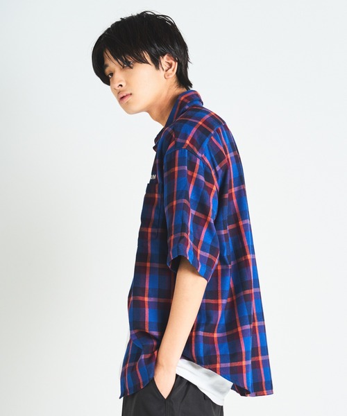 SKOOKUM（スクーカム）の「SKOOKUMチェックシャツ（シャツ/ブラウス・メンズ・ブルー・M/L）」の6枚目の写真