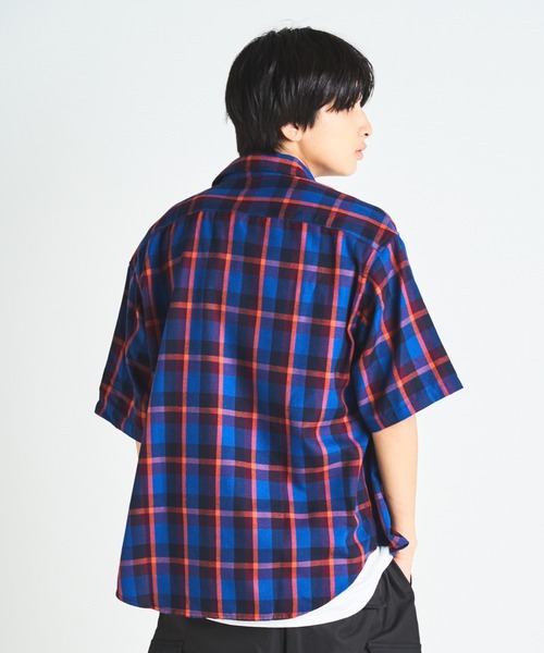 SKOOKUM（スクーカム）の「SKOOKUMチェックシャツ（シャツ/ブラウス・メンズ・ブルー・M/L）」の7枚目の写真