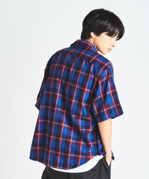 SKOOKUM（スクーカム）の「SKOOKUMチェックシャツ（シャツ/ブラウス・メンズ・ブルー・M/L）」の8枚目の写真