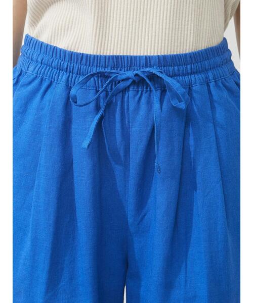 Green Parks(グリーンパークス)の「リネンゆるテーパードパンツ(その他パンツ・レディース・ブラウン/ブルー/ブラック・FREE)」の10枚目の写真