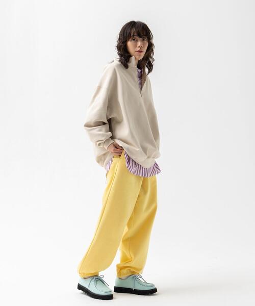 CITEN（シテン）の「＜CITEN＞ハーフジップ ビッグ スウェット