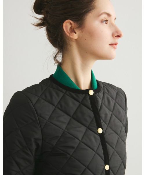 Traditional Weatherwear(トラディショナルウェザーウェア)の「ARKLEY LONG(その他アウター・レディース・ネイビー/カーキ/アイボリー/ブラック×ブラック/ベージュ系その他・36/34/32/38)」の18枚目の写真