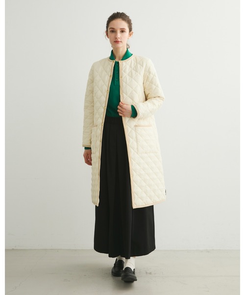 Traditional Weatherwear(トラディショナルウェザーウェア)の「ARKLEY LONG(その他アウター・レディース・ネイビー/カーキ/アイボリー/ブラック×ブラック/ベージュ系その他・36/34/32/38)」の6枚目の写真