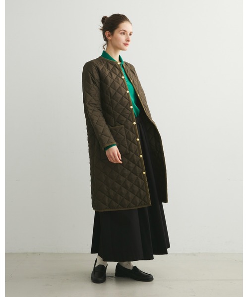Traditional Weatherwear(トラディショナルウェザーウェア)の「ARKLEY LONG(その他アウター・レディース・ネイビー/カーキ/アイボリー/ブラック×ブラック/ベージュ系その他・36/34/32/38)」の19枚目の写真