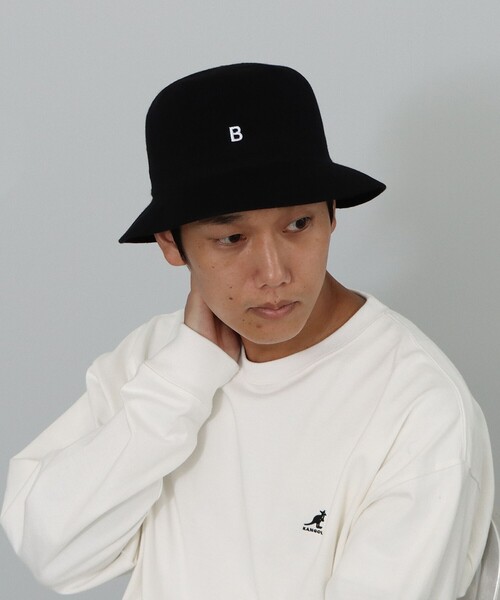 BEAMS HEART（ビームスハート）の「BEAMS HEART / ポリエステル サーモ メトロハット（ハット・メンズ・ブラック/ベージュ・ONE SIZE）」の10枚目の写真