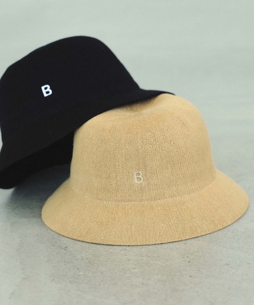 BEAMS HEART（ビームスハート）の「BEAMS HEART / ポリエステル サーモ メトロハット（ハット・メンズ・ブラック/ベージュ・ONE SIZE）」の2枚目の写真