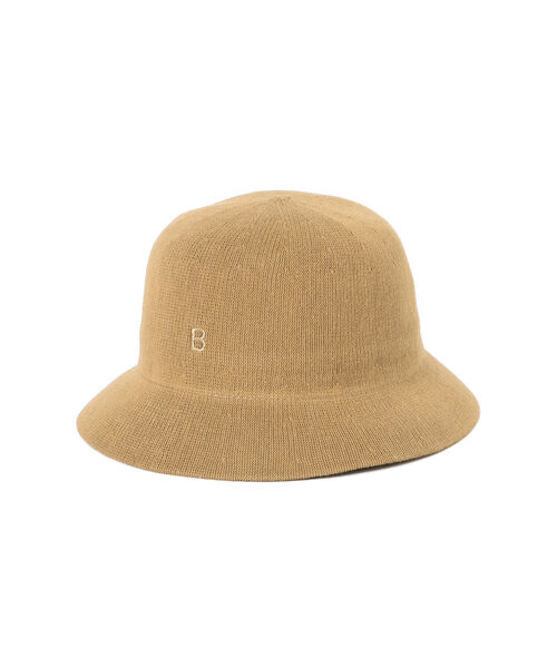 BEAMS HEART（ビームスハート）の「BEAMS HEART / ポリエステル サーモ メトロハット（ハット・メンズ・ブラック/ベージュ・ONE SIZE）」の3枚目の写真