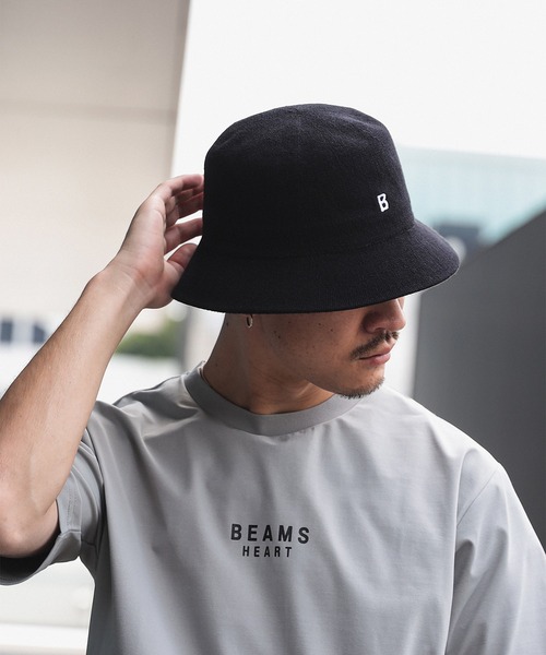 BEAMS HEART（ビームスハート）の「BEAMS HEART / ポリエステル サーモ メトロハット（ハット・メンズ・ブラック/ベージュ・ONE SIZE）」の15枚目の写真