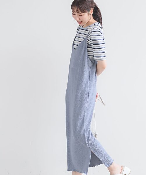 rps（アールピーエス）の「プリーツキャミワンピース（ワンピース・レディース・ブラック/モカ/ライトベージュ/グレイッシュブルー/ブラック系その他2・フリー）」の11枚目の写真