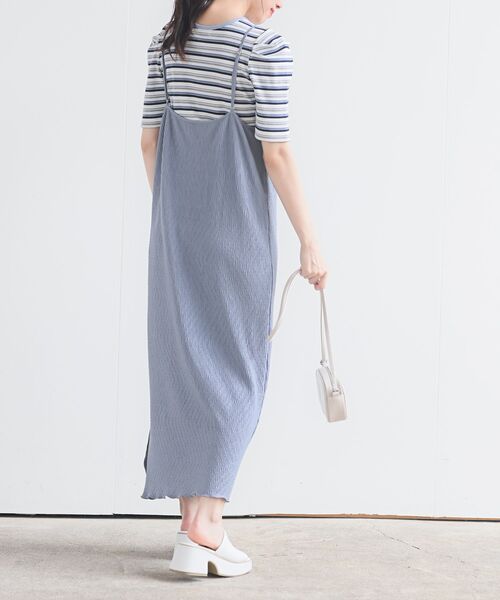 rps（アールピーエス）の「プリーツキャミワンピース（ワンピース・レディース・ブラック/モカ/ライトベージュ/グレイッシュブルー/ブラック系その他2・フリー）」の12枚目の写真