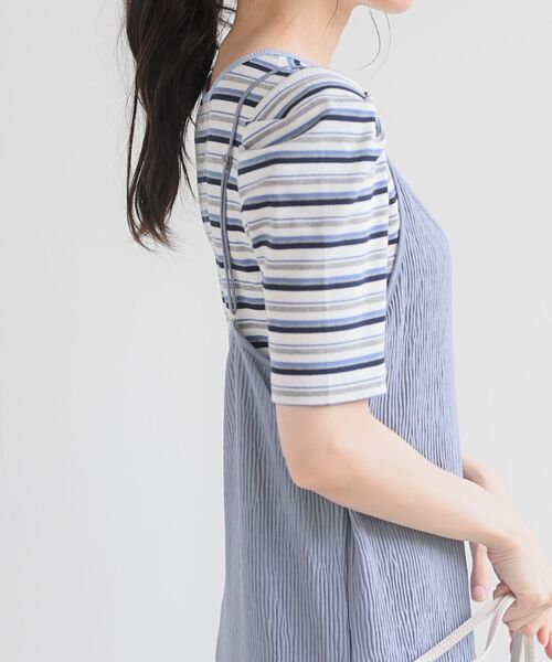 rps（アールピーエス）の「プリーツキャミワンピース（ワンピース・レディース・ブラック/モカ/ライトベージュ/グレイッシュブルー/ブラック系その他2・フリー）」の15枚目の写真