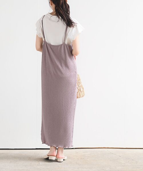 rps（アールピーエス）の「プリーツキャミワンピース（ワンピース・レディース・ブラック/モカ/ライトベージュ/グレイッシュブルー/ブラック系その他2・フリー）」の20枚目の写真