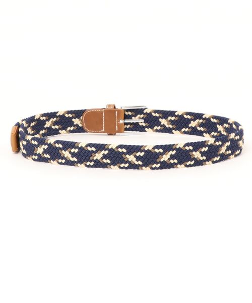 semantic design(セマンティックデザイン)の「*ゴム メッシュベルト 紺(ベルト・メンズ・ネイビー・FREE)」の2枚目の写真