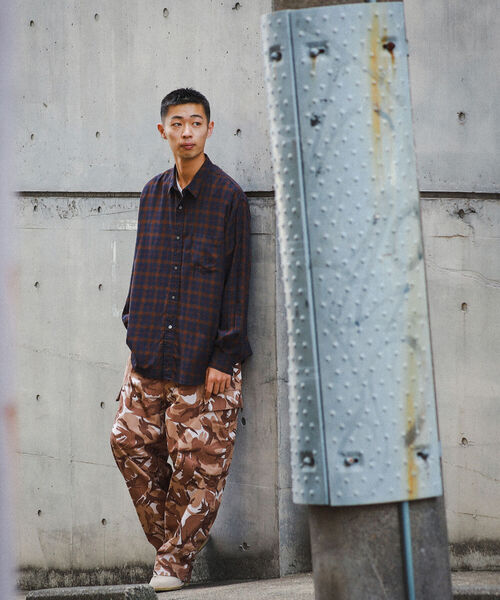 BEAMS（ビームス）の「BEAMS / テトロンレーヨン イージー ミニレギュラーシャツ（シャツ/ブラウス・メンズ・アッシュ/ネイビー/グレー・XL/S/L/M）」の4枚目の写真