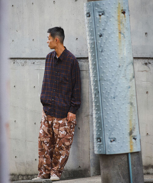 BEAMS（ビームス）の「BEAMS / テトロンレーヨン イージー ミニレギュラーシャツ（シャツ/ブラウス・メンズ・アッシュ/ネイビー/グレー・XL/S/L/M）」の5枚目の写真