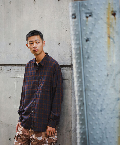 BEAMS（ビームス）の「BEAMS / テトロンレーヨン イージー ミニレギュラーシャツ（シャツ/ブラウス・メンズ・アッシュ/ネイビー/グレー・XL/S/L/M）」の6枚目の写真