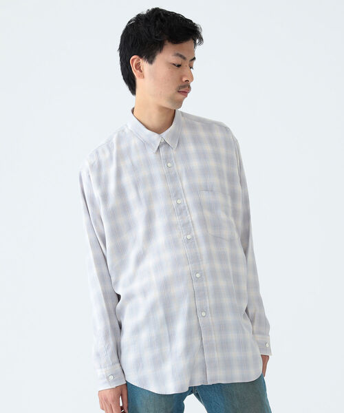 BEAMS（ビームス）の「BEAMS / テトロンレーヨン イージー ミニレギュラーシャツ（シャツ/ブラウス・メンズ・アッシュ/ネイビー/グレー・XL/S/L/M）」の14枚目の写真