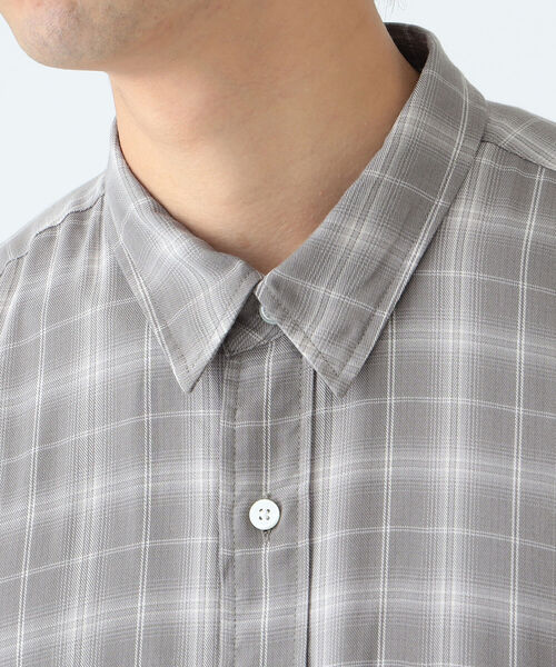 BEAMS（ビームス）の「BEAMS / テトロンレーヨン イージー ミニレギュラーシャツ（シャツ/ブラウス・メンズ・アッシュ/ネイビー/グレー・XL/S/L/M）」の18枚目の写真