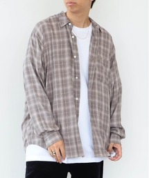 BEAMS / テトロンレーヨン イージー ミニレギュラーシャツ