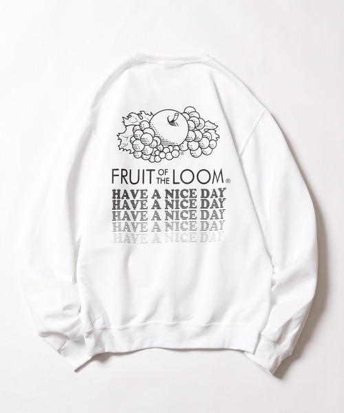 FRUIT OF THE LOOM(フルーツオブザルーム)の「FRUIT OF THE LOOM/フルーツオブザルーム FTL×ROOP TOKYO 別注 グラフィックトレーナー(スウェット・レディース・ブラック×ホワイト/グレー/ホワイト×ブラック・L/S/XL/M)」の21枚目の写真