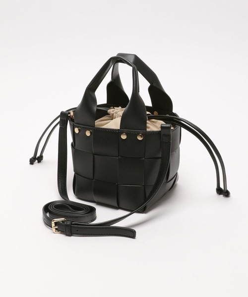 Andemiu（アンデミュウ）の「2WAYメッシュミニバッグ126934（ショルダーバッグ・レディース・ブラック/ブラウン/グリーン系その他・FREE）」の9枚目の写真