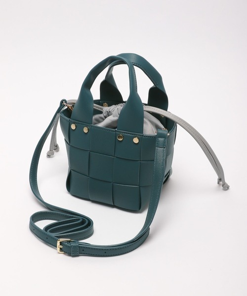 Andemiu（アンデミュウ）の「2WAYメッシュミニバッグ126934（ショルダーバッグ・レディース・ブラック/ブラウン/グリーン系その他・FREE）」の19枚目の写真