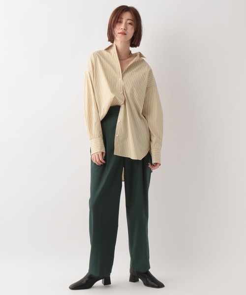 A part by（アパートバイ）の「TRグルカワイドストレートパンツ　344696（その他パンツ・レディース・チャコールグレー/ブラック/グリーン/キャメル・MEDIUM/LARGE）」の19枚目の写真