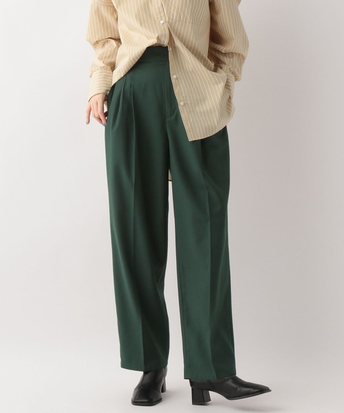 A part by（アパートバイ）の「TRグルカワイドストレートパンツ　344696（その他パンツ・レディース・チャコールグレー/ブラック/グリーン/キャメル・MEDIUM/LARGE）」の22枚目の写真