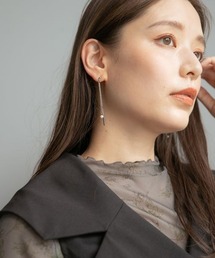 ラインパールピアス 124879