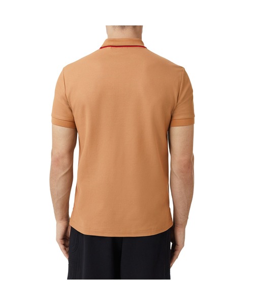 BURBERRY（バーバリー）の「モノグラムモチーフ コットンピケ ポロシャツ（ポロシャツ・メンズ・キャメル・S/M/L/XL/XS）」の5枚目の写真