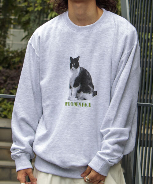 GLOSTER(グロスター)の「《WEB限定》【GLOSTER/グロスター】DOG&CAT 犬猫プリント裏毛スウェット(スウェット・メンズ・グレー系その他/ホワイト系その他2/グレー系その他2/ホワイト系その他/ホワイト系その他4/ホワイト系その他3・S/M/L)」の17枚目の写真