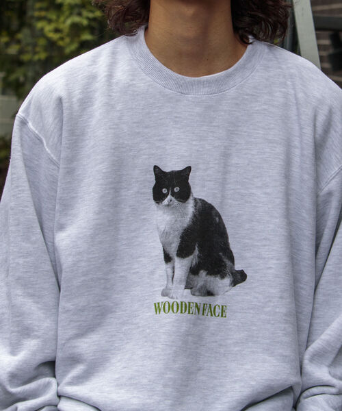 GLOSTER(グロスター)の「《WEB限定》【GLOSTER/グロスター】DOG&CAT 犬猫プリント裏毛スウェット(スウェット・メンズ・グレー系その他/ホワイト系その他2/グレー系その他2/ホワイト系その他/ホワイト系その他4/ホワイト系その他3・S/M/L)」の16枚目の写真