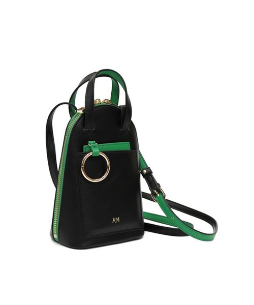 ACCOMMODE(アコモデ)の「アーチリングミニショルダーバッグ(ショルダーバッグ・レディース・ブラック/ブラウン/アイボリー・FREE)」の9枚目の写真