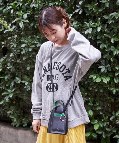 ACCOMMODE(アコモデ)の「アーチリングミニショルダーバッグ(ショルダーバッグ・レディース・ブラック/ブラウン/アイボリー・FREE)」の20枚目の写真