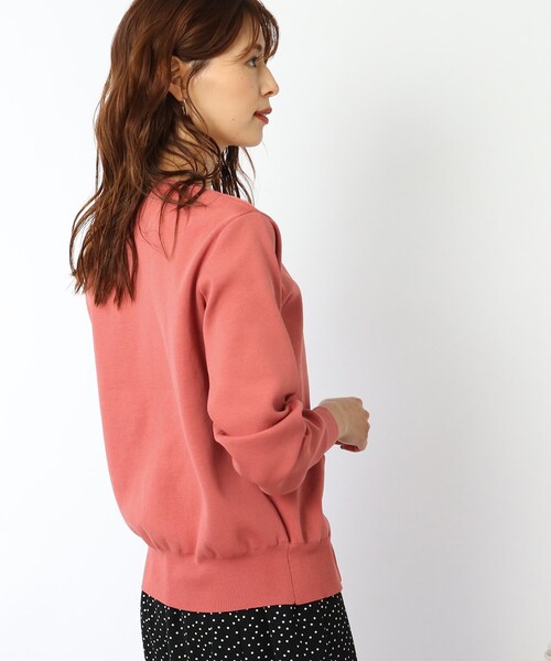 DRESKIP（ドレスキップ）の「◆【洗える】パ－ル調ボタンスポンディッシュカーディガン（カーディガン/ボレロ・レディース・ブラック/ベージュ/マスタード/ピンク系・02/03/04）」の12枚目の写真