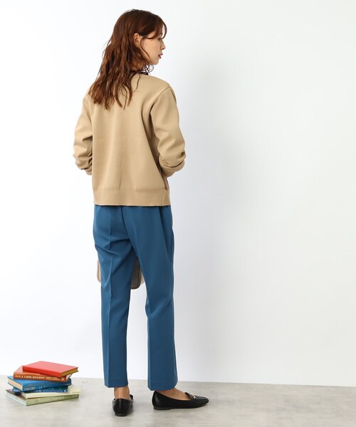 DRESKIP（ドレスキップ）の「◆【洗える】パ－ル調ボタンスポンディッシュカーディガン（カーディガン/ボレロ・レディース・ブラック/ベージュ/マスタード/ピンク系・02/03/04）」の18枚目の写真