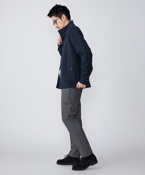 SHIPS（シップス）の「SHIPS:〈手洗い可能〉TEXBRID(R) ミラノリブ スタンドカラー カーディガン（カーディガン/ボレロ・メンズ・ネイビー/ダークオリーブ/ダークグレー・SMALL/MEDIUM/LARGE/X-LARGE）」の10枚目の写真