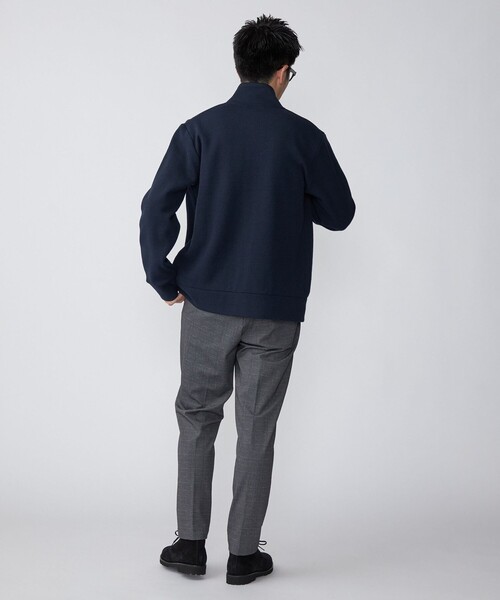 SHIPS（シップス）の「SHIPS:〈手洗い可能〉TEXBRID(R) ミラノリブ スタンドカラー カーディガン（カーディガン/ボレロ・メンズ・ネイビー/ダークオリーブ/ダークグレー・SMALL/MEDIUM/LARGE/X-LARGE）」の11枚目の写真