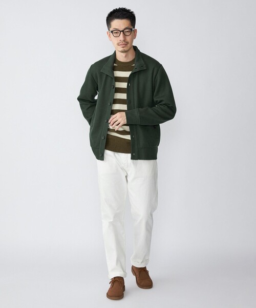 SHIPS（シップス）の「SHIPS:〈手洗い可能〉TEXBRID(R) ミラノリブ スタンドカラー カーディガン（カーディガン/ボレロ・メンズ・ネイビー/ダークオリーブ/ダークグレー・SMALL/MEDIUM/LARGE/X-LARGE）」の14枚目の写真