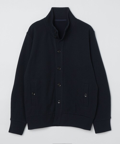 SHIPS（シップス）の「SHIPS:〈手洗い可能〉TEXBRID(R) ミラノリブ スタンドカラー カーディガン（カーディガン/ボレロ・メンズ・ネイビー/ダークオリーブ/ダークグレー・SMALL/MEDIUM/LARGE/X-LARGE）」の15枚目の写真